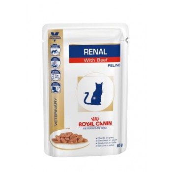 Royal Canin VET Cat Renal Beef 85gr (pack 12)